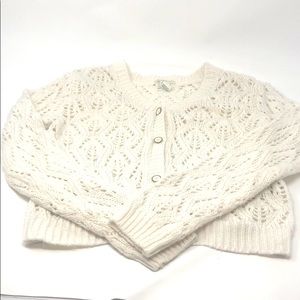 Crochet jacket from Forever 21 Girls. EUC